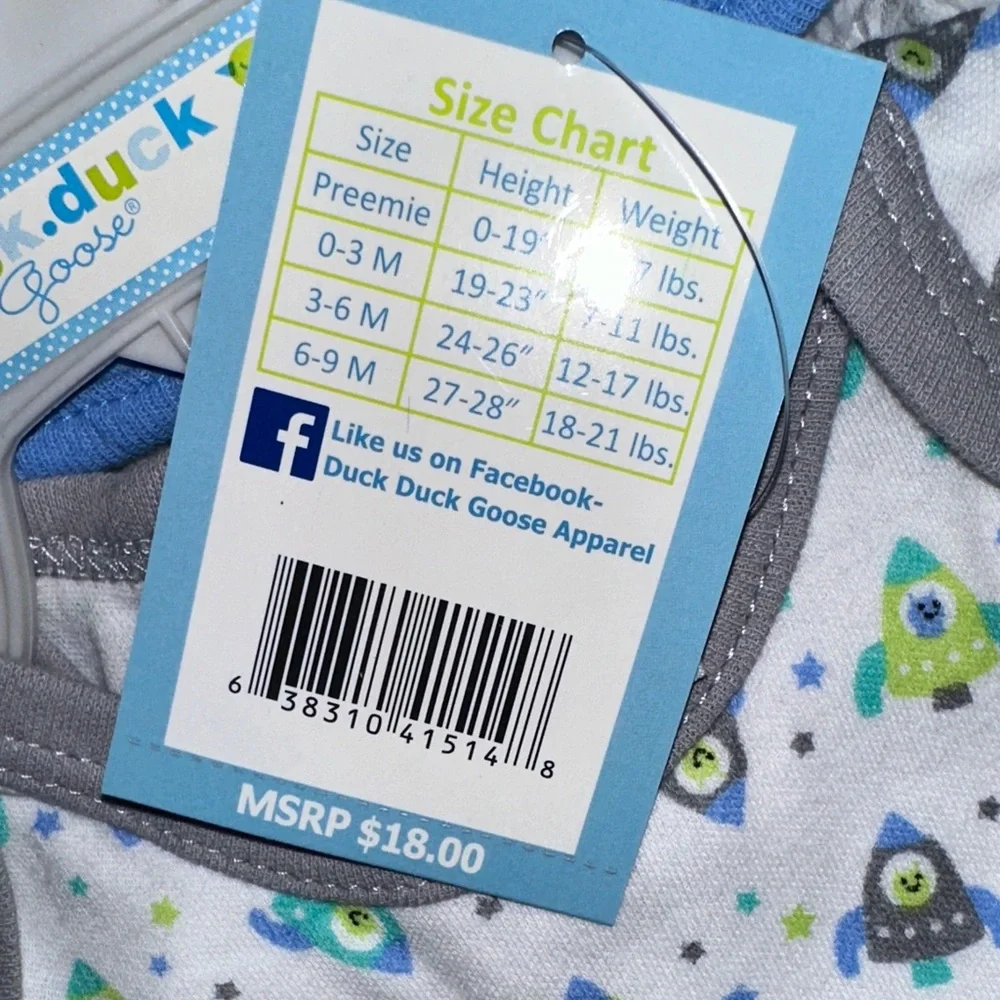 Adorable Monsters Inc. Bib and Bodysuit Set - Gray‎ and Blue